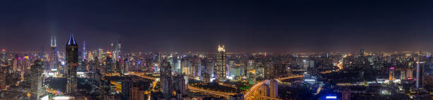 istock Shanghai Skyline at sunset 926628424