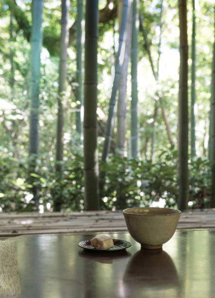 Chopsticks and seasoning bottles on the table