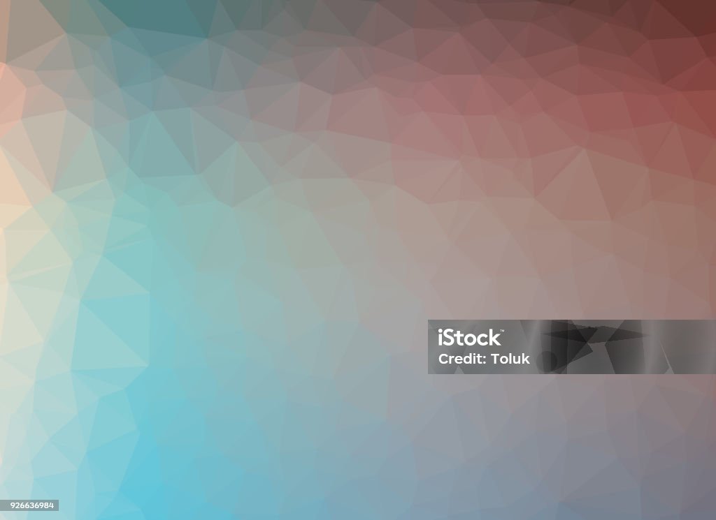 Abstract Lowpoly Triangular Modern Geometric Background Stock ...