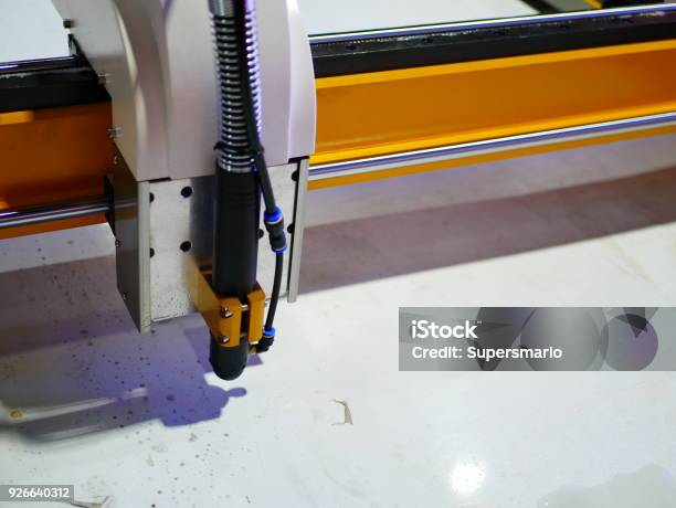 Laser Cut Machine Stock Photo - Download Image Now - Automated, Automatic Welding Torch, Blood Plasma