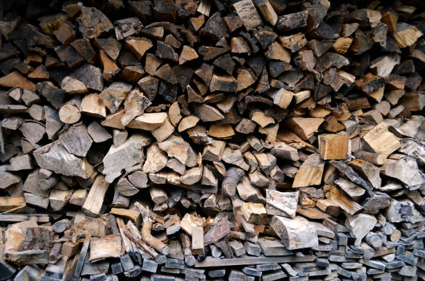istock Detailed view to stacked firewood 926641066