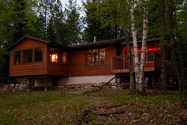 istock Cabin in the Woods 92664511