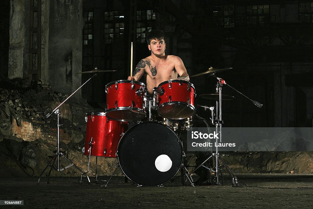 Drummer  18-19 Years Stock Photo