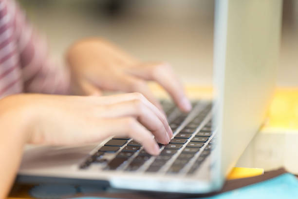 istock In Selective Focus of Finger Typing on Laptop Computer Keyboard. 926650504