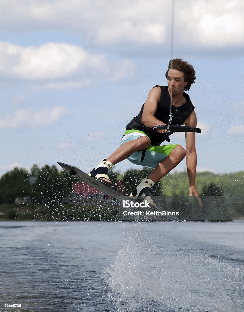 Wakeboard Salto - Royalty-free Adulto Foto de stock