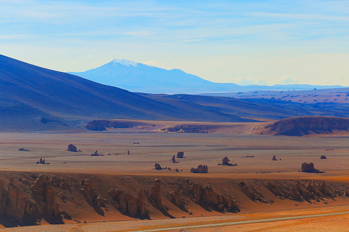 Atacama Desert of Dali rock formations -  Volcanic landscape, Bolivian Andes - Potosi – Bolivia