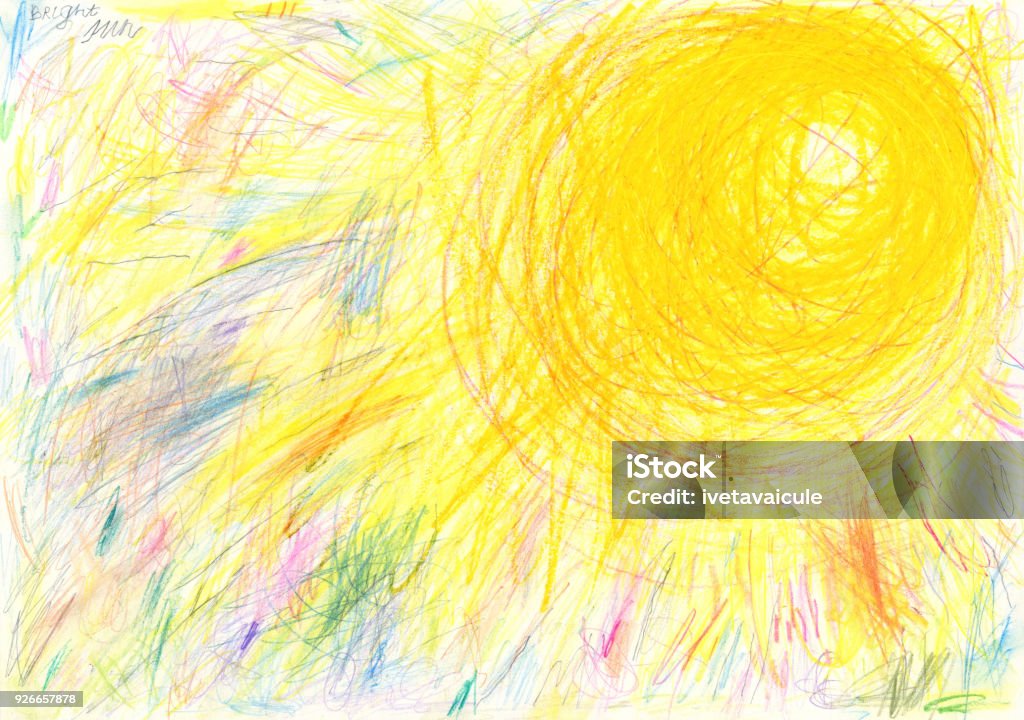 Sun background pattern Mixed media background illustration of sun Sun stock illustration