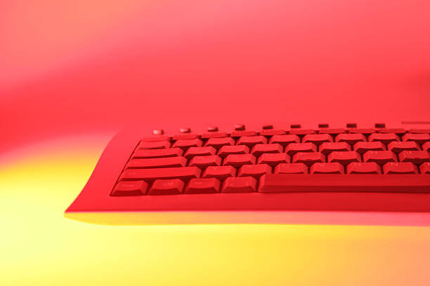 Colored Keyboard stock photo