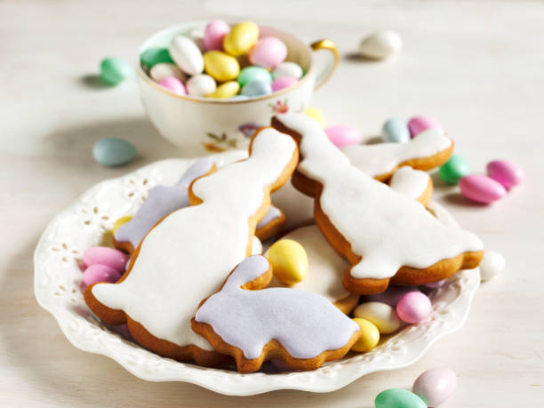 Easter cookies and almond candy