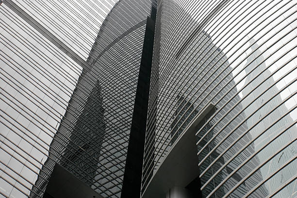 istock Graphic shapes of highrise office blocks 92666700