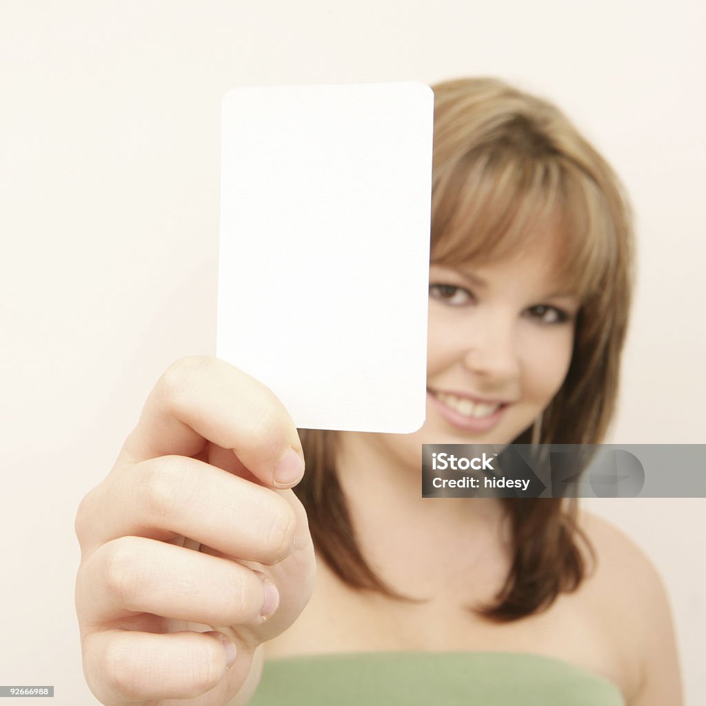 My Card  Blank Stock Photo