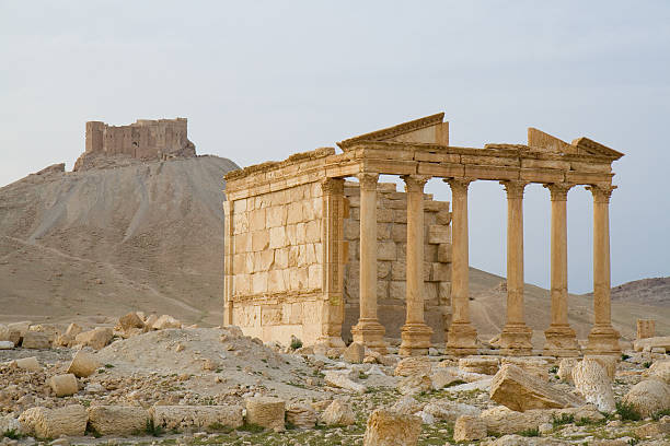 templo de palmyra - aramaic - fotografias e filmes do acervo