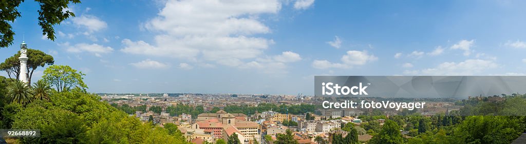 Blick vom Janiculum auf Rom - Lizenzfrei Villa Farnesina Stock-Foto