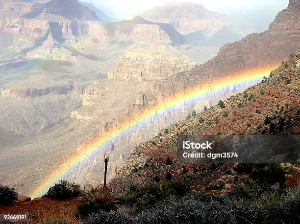 Grand Canyon Doppelter Regenbogen Stockfoto und mehr Bilder von Arizona - Arizona, Canyon, Farbbild