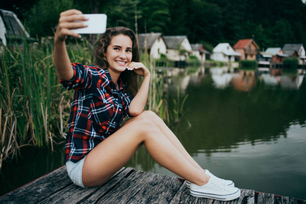 istock Young women taking selfie portrait 926696296