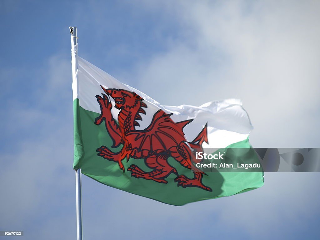 Bandera de Gales. - Foto de stock de Bandera de Gales libre de derechos