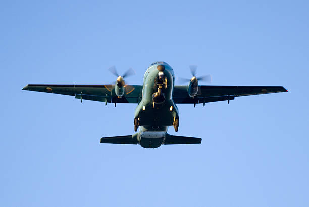 istock Turboprop Plane Landing 92670361