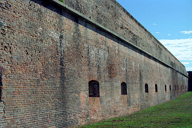 Fort Windows stock photo