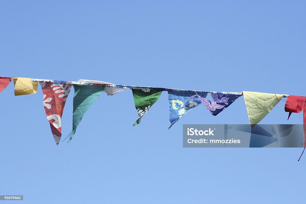 colorful flags  Air Pump Stock Photo