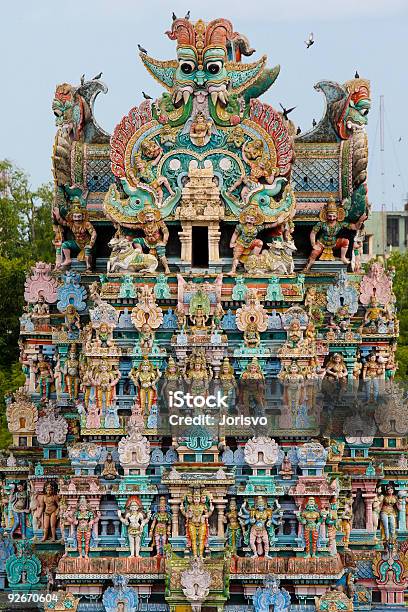 Foto de Meenakshi Amman Templo De Madurai Índia e mais fotos de stock de Arquitetura - Arquitetura, Colorido, Cultura Indiana