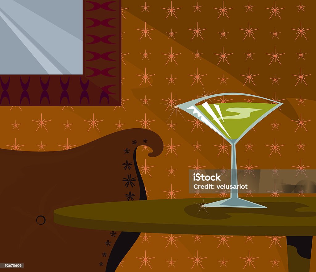 Martini tempo - Royalty-free Bar - Local de entretenimento Ilustração de stock