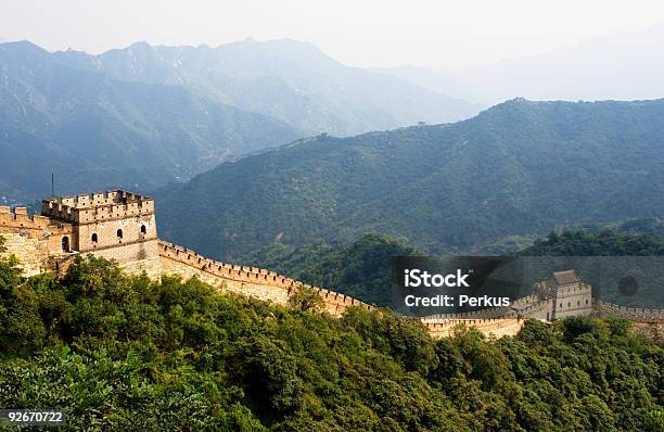 Great Wall Один — стоковые фотографии и другие картинки Mutianyu - Mutianyu, Азия, Архитектура