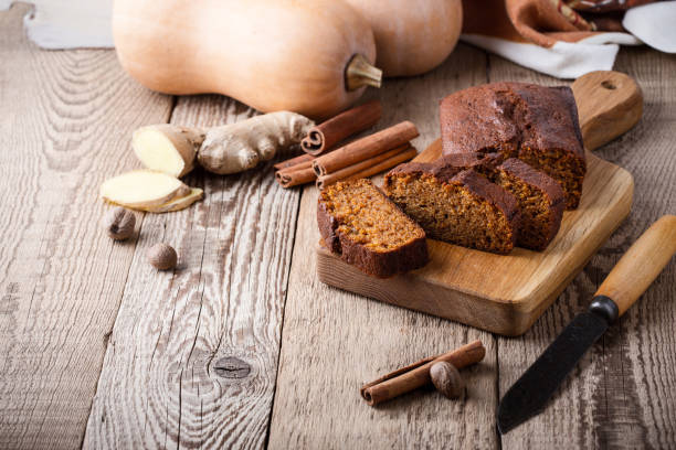 istock Healthy vegan freshly baked pumpkin cake 926708976