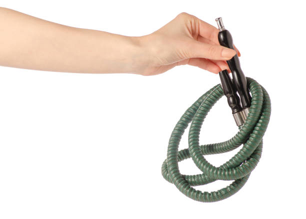 istock Hookah tube in hand isolation 926715370