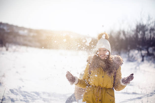 istock Young couple having fun on Winter day 926715524