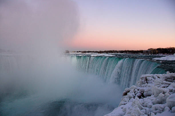 istock Niagara Falls in the middle of winter 92671835