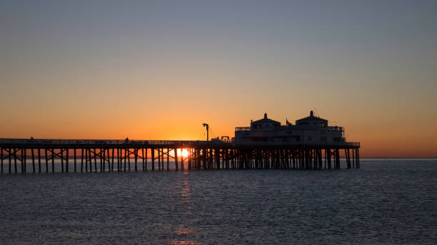 istock Beach sunrise at Malibu Pier 926718386