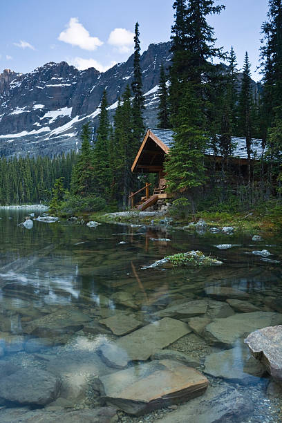 istock Log Cabin at Lake O'Hara, Canada 92672622