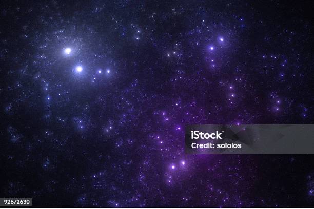 Spazio Stelle - Fotografie stock e altre immagini di Astronomia - Astronomia, Blu, Cielo