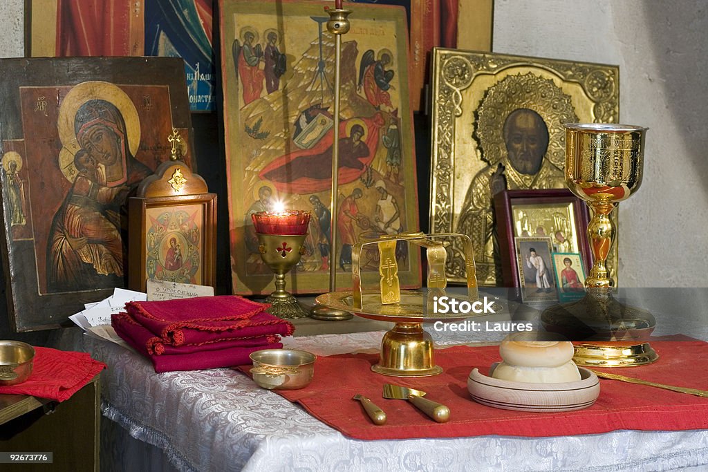 Église des accessoires - Photo de Orthodoxie russe libre de droits