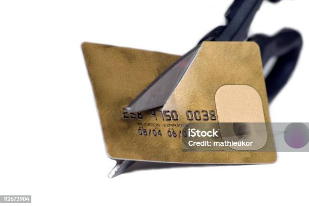 Bancarottatroppo Credito - Fotografie stock e altre immagini di Tagliare - Tagliare, Carta di Credito, Prestito