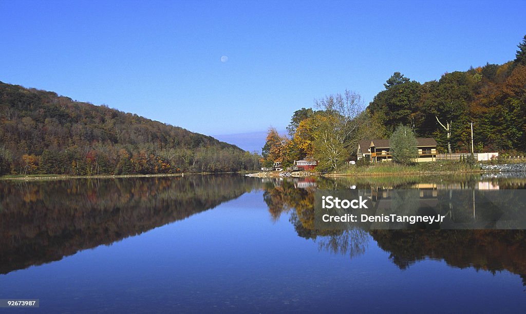 Late Autunm Late autumn reflection in the Berkshires The Berkshires Stock Photo