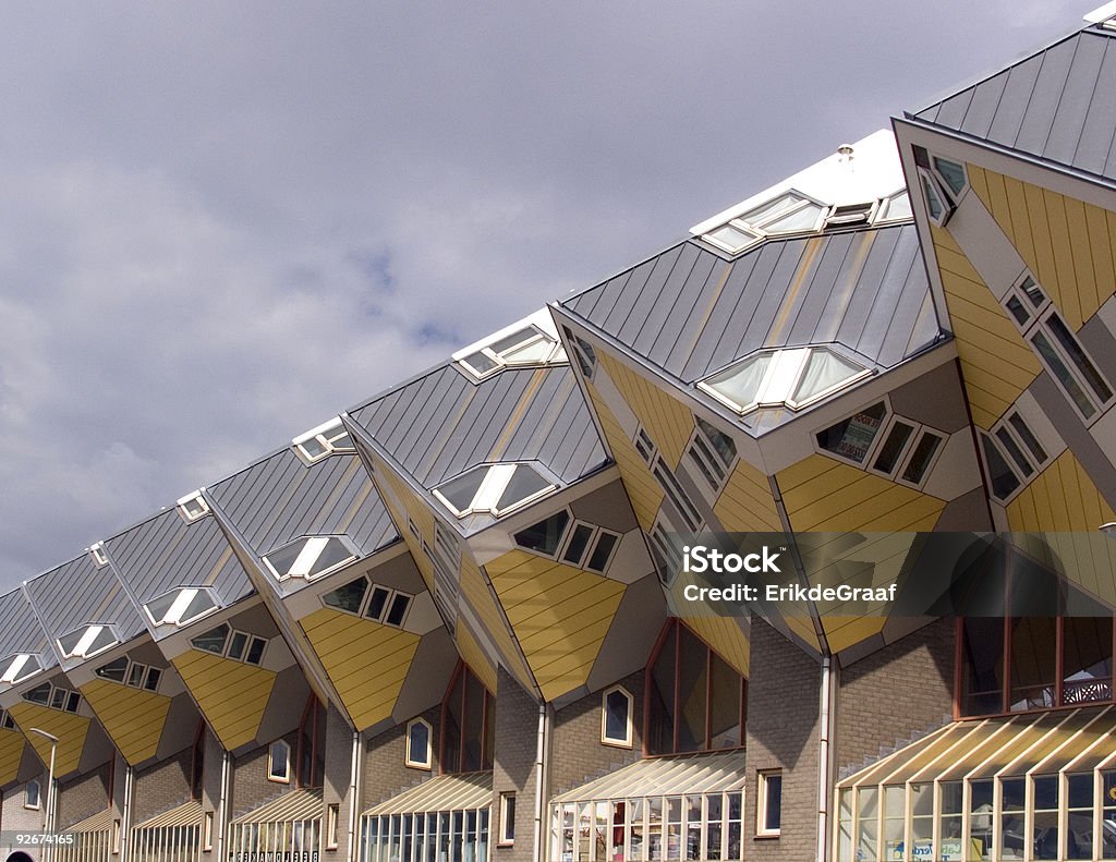 Cube Häuser - Lizenzfrei Architektur Stock-Foto