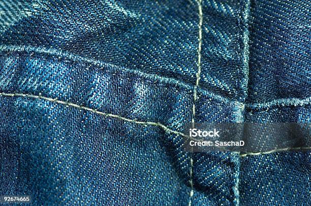 Niebieskie Jeans - zdjęcia stockowe i więcej obrazów Bliski - Bliski, Drelich, Dżinsy
