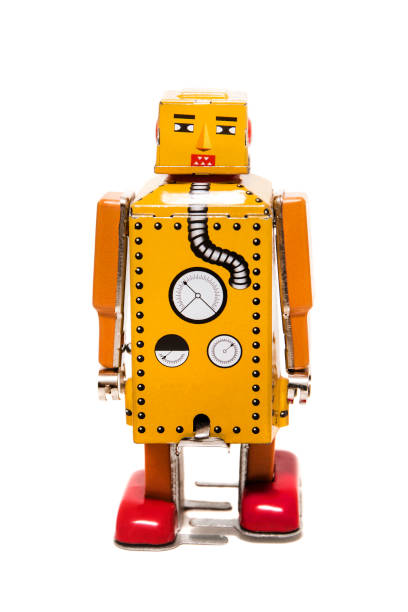 istock Vintage tin robot toy 926749432