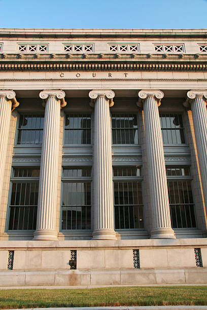istock Courthouse Columns, Court Sign, Dayton, Ohio 92675195