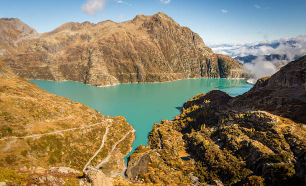 istock Turquoise lake in the Alps 926752956