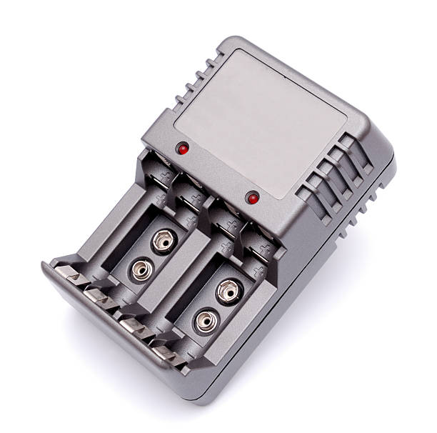 istock Accu battery charger on a white background 92675876