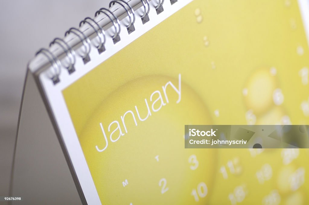 Gennaio fino chiudere. - Foto stock royalty-free di Calendario