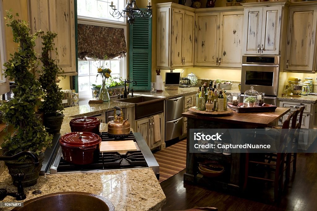 Kitchen Series  Farmhouse Stock Photo