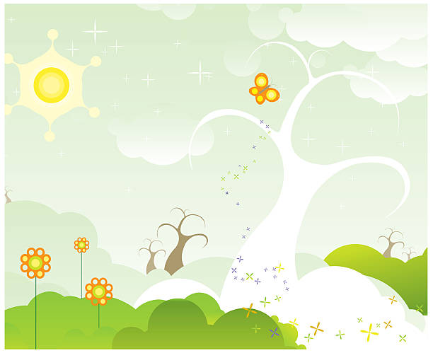 ilustraciones, imágenes clip art, dibujos animados e iconos de stock de happyland eléctrico - lime green illustrations