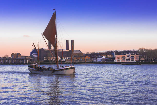 istock Thames Sailing Barge in Greenwich, London 926769550