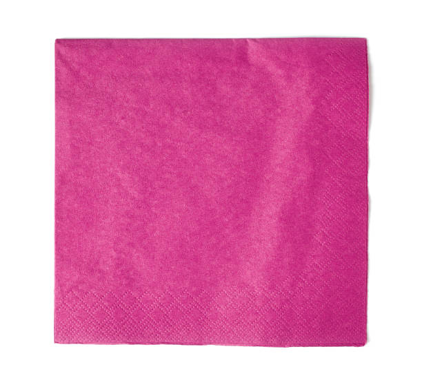 istock pink paper napkin from above 926774578