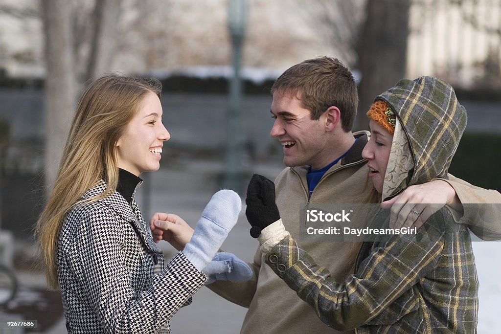 Trois amis - Photo de 18-19 ans libre de droits