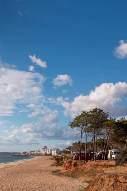 beach and cliffs in Quarteira