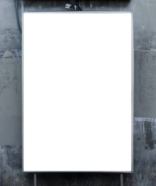 istock Blank big billboard at office building. steel wall ,glass wall 926784482